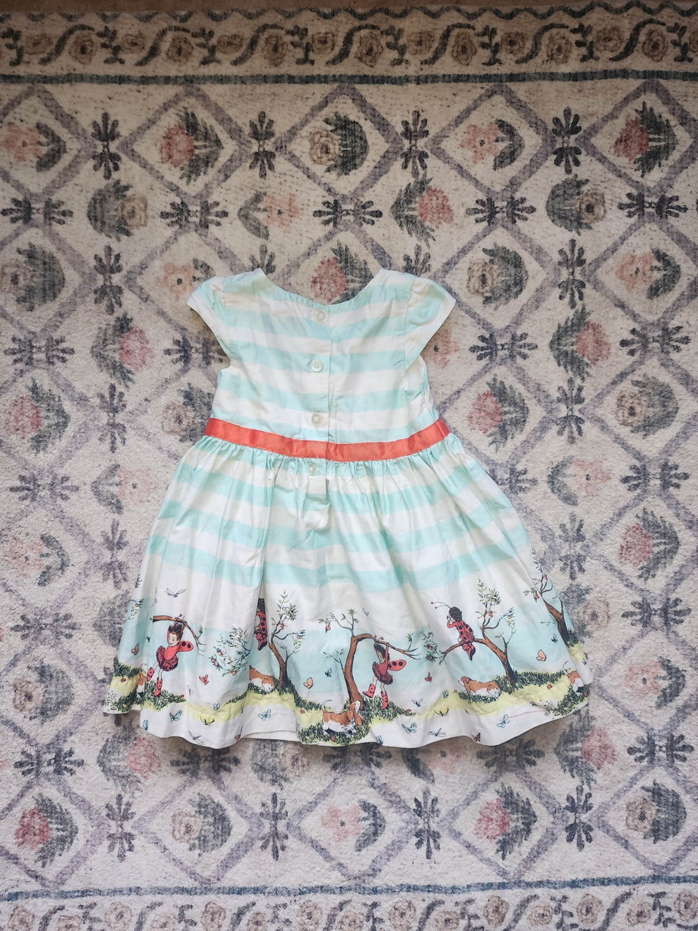 Assorted Girls' Floral and Striped Dresses And Tops 10 Pc Mix LOT Clothing Sz 3T - Picture 9 of 14